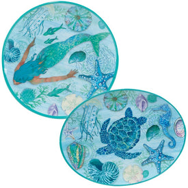 Serene Seas Two-Piece Platter Set