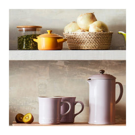 34 Oz Stoneware French Press - Shallot