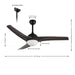 JYL9717C Lighting/Ceiling Lights/Ceiling Fans