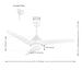 JYL9717F Lighting/Ceiling Lights/Ceiling Fans
