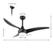 JYL9718A Lighting/Ceiling Lights/Ceiling Fans