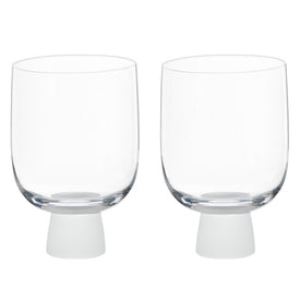 Oslo Double Old Fashioned Tumblers Set of 2 - Frost