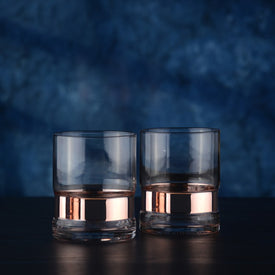 SoHo Double Old Fashioned Tumblers Set of 2 - Bronze