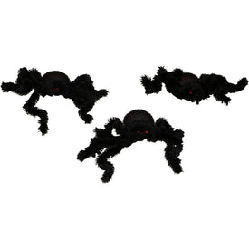 Battery-Operated Light-Up Spider Stakes Indoor/Outdoor Halloween Decoration