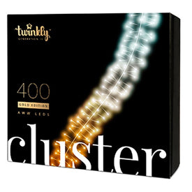 Twinkly 400-Light AWWLED Cluster Garland Light Set (Generation II)