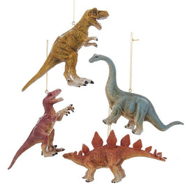 4" Dinosaurs Ornaments Set of 4
