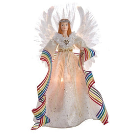 16" Fiberoptic Pride Angel Tree Topper