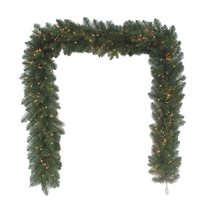 GRL72090LEDBWW Holiday/Christmas/Christmas Wreaths & Garlands & Swags