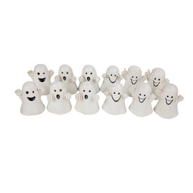 1.5" Mini Ghost Decorations Set of 12