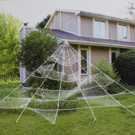 9.8' Giant Outdoor Spider Web Halloween Decoration