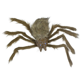 24" Brown Spider with LED Eyes Halloween Decoration