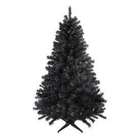 6' Unlit Black Colorado Spruce Artificial Halloween Tree