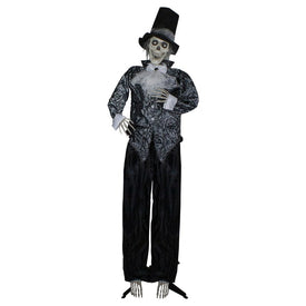 6' Spooky Town Lighted and Animated Groom Halloween Decoration
