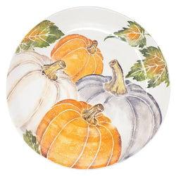 Pumpkins Large Serving Bowl with Assorted Pumpkins
