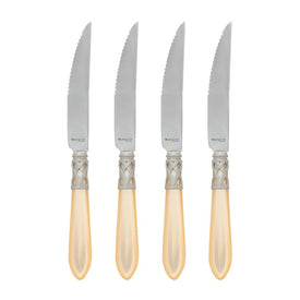 Aladdin Antique Ivory Steak Knives Set of 4