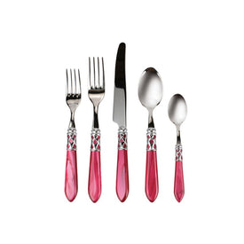 Aladdin Brilliant Raspberry Five-Piece Place Setting