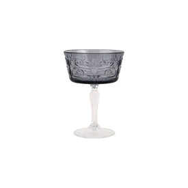 Barocco Smoke Coupe Champagne Glass