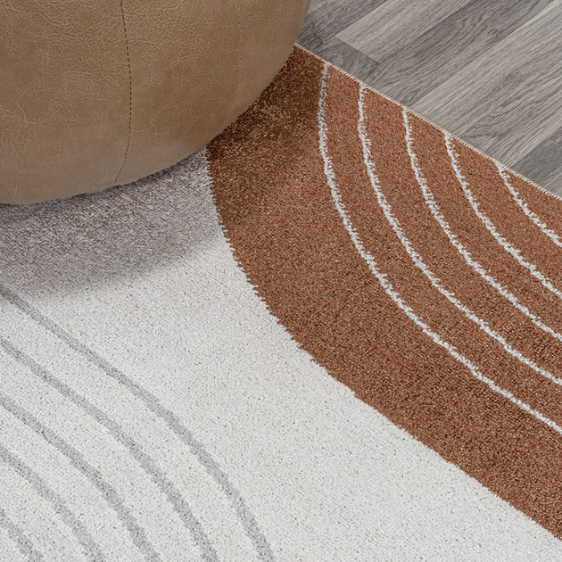 Arches Machine-Washable 5' x 8' Area Rug - Multi | Riverbend Home