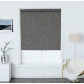 Maximus 64" L x 34" W Blackout Roller Shade - Peppercorn