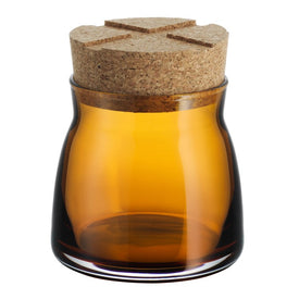 Bruk Small Jar with Cork - Amber