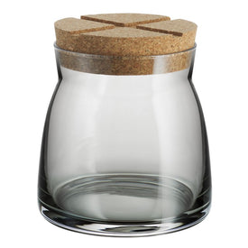 Bruk Medium Jar with Cork - Gray