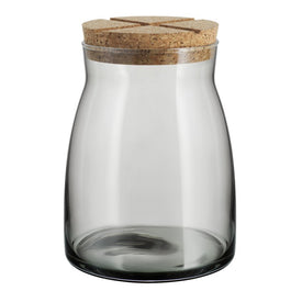 Bruk Large Jar with Cork - Gray