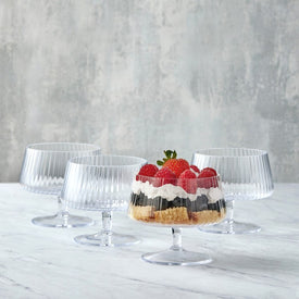 Empire Clear Individual Trifle Bowls Set of 4