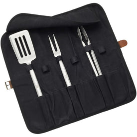 BBQ+ Four-Piece Stainless Steel Grill Tool Set