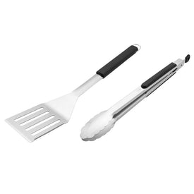 BBQ Two-Piece Stainless Steel Grill Tool Set