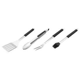 BBQ Four-Piece Stainless Steel Grill Tool Set