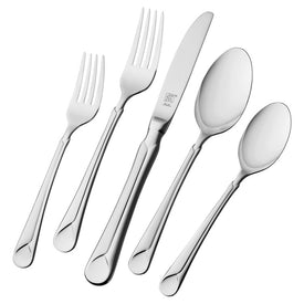 Provence 20-Piece 18/10 Stainless Steel Flatware Set - Silver