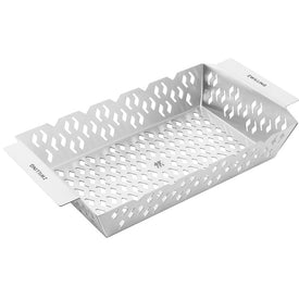 BBQ+ Stainless Steel Grill Basket - Medium