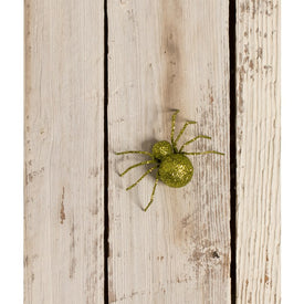 Glittered Green Spider