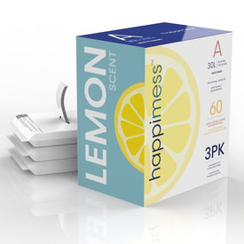 8-Gallon Lemon-Scented Drawstring Trash Can Liners (60-Count 3-Packs of 20 Liners) - White