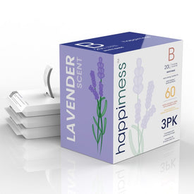 5.3-Gallon Lavender-Scented Drawstring Trash Can Liners (60-Count 3-Packs of 20 Liners) - White