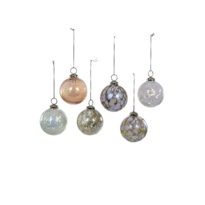 Product Image: Mottled Small Baubles Set of 6