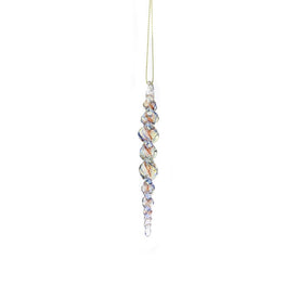 Small Twisted Icicles Set of 6 -Blue