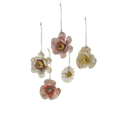 Product Image: Small Tin Flowers Set of 5
