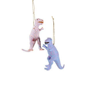 T-Rex Ornaments Set of 2