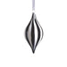 Monochrome Stripe Glass Ornaments Set of 8