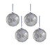 Serenity Matte Frosted 4.75" Glass Ball Ornaments Set of 4