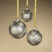 Serenity Matte Frosted Glass Ball Ornaments Set of 6