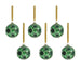 Gleaming Serenity Glass Ball Ornaments Set of 6