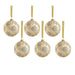 Serenity Matte Frosted Glass Ball Ornaments Set of 6