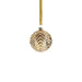 Trieste Metallic Chevron Glass Ball Ornaments Set of 6