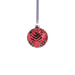 Trieste Metallic Chevron Glass Ball Ornaments Set of 6