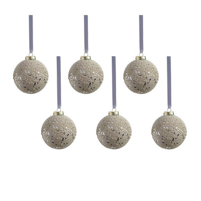 Product Image: Livia Beaded Glass Ball Ornaments Set of 6
