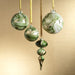 Luster Watercolor Effect Glass Ornaments Set of 6
