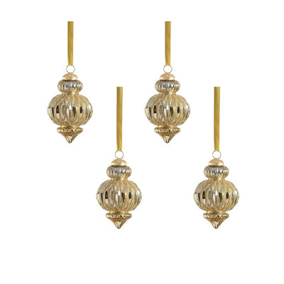 Product Image: Cola Gleaming Ripple Hanging Ornaments Set of 4