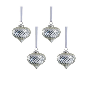 Mazzi Silhouette Swirl Hanging Ornaments Set of 4
